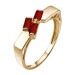 Золотое кольцо с гранатом