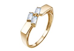 Золотое кольцо с топазом