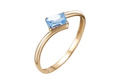 Золотое кольцо с топазом