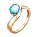 Золотое кольцо с топазом
