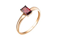 Золотое кольцо с гранатом