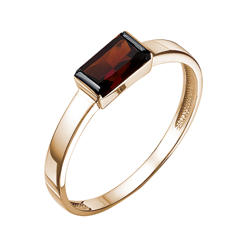 Золотое кольцо с гранатом
