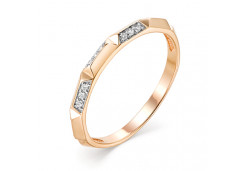 Золотое кольцо с фианитом