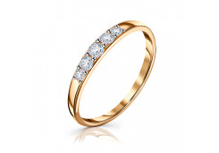 Золотое кольцо с фианитом