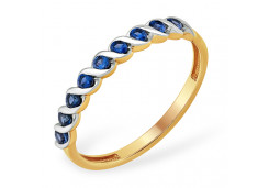 Золотое кольцо с сапфиром