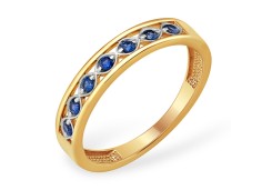 Золотое кольцо с сапфиром