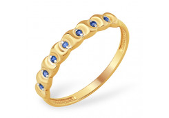 Золотое кольцо с сапфиром