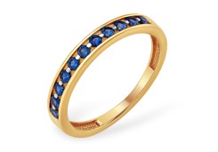 Золотое кольцо с сапфиром
