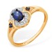 Золотое кольцо с сапфиром