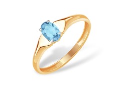 Золотое кольцо с топазом