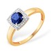 Золотое кольцо с сапфиром