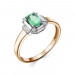 Золотое кольцо с изумрудом