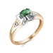 Золотое кольцо с изумрудом