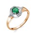 Золотое кольцо с изумрудом