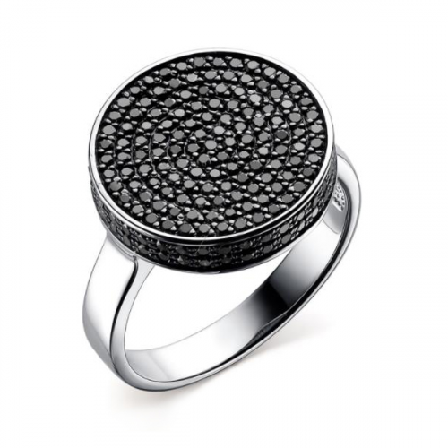 Кольцо из белого золота с бриллиантом