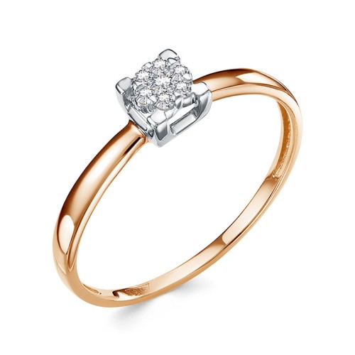 Золотое кольцо с бриллиантом