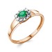 Золотое кольцо с изумрудом
