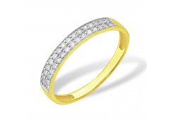 Кольцо из желтого золота с бриллиантом