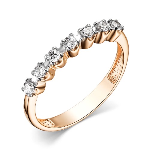 Золотое кольцо с фианитом