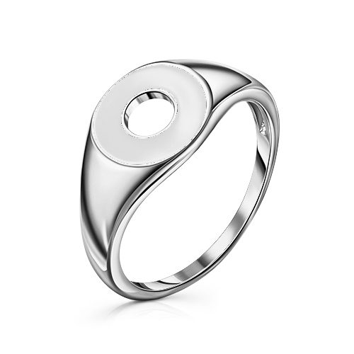 Серебряное кольцо с эмалью