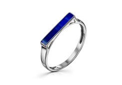 Серебряное кольцо с эмалью