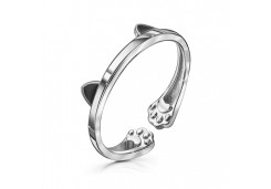 Серебряное кольцо с эмалью