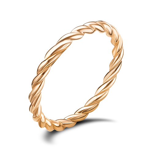 Серебряное кольцо с позолотой