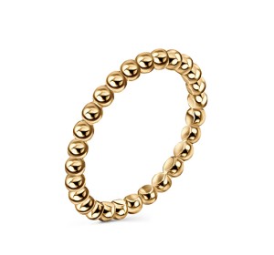 Серебряное кольцо с позолотой