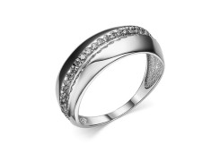 Серебряное кольцо с фианитом