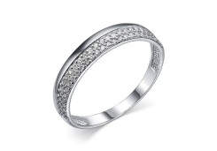 Серебряное кольцо с фианитом