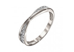 Серебряное кольцо с фианитом