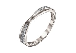 Серебряное кольцо с фианитом