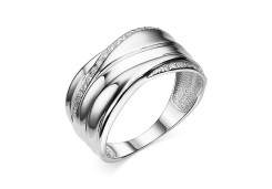 Серебряное кольцо с фианитом