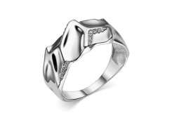 Серебряное кольцо с фианитом