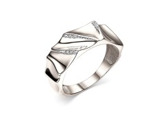 Серебряное кольцо с фианитом