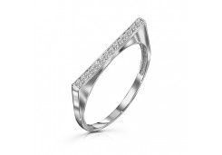 Серебряное кольцо с фианитом