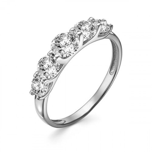Серебряное кольцо с фианитом