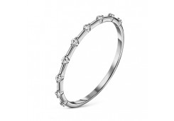 Серебряное кольцо с фианитом
