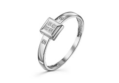 Серебряное кольцо с фианитом