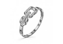 Серебряное кольцо с фианитом