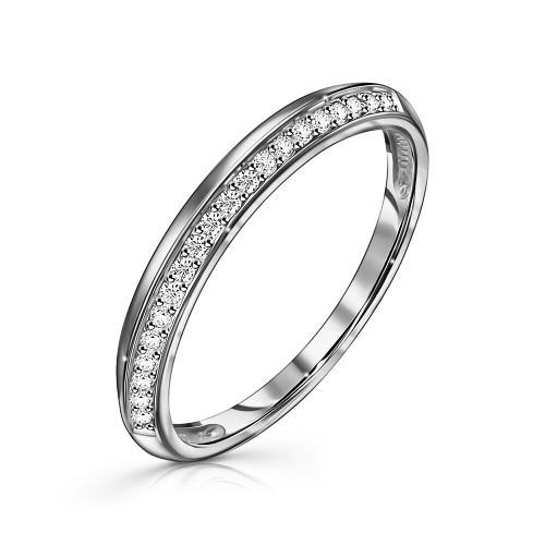 Серебряное кольцо с фианитом