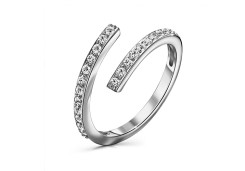 Серебряное кольцо с фианитом