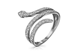 Серебряное кольцо с фианитом