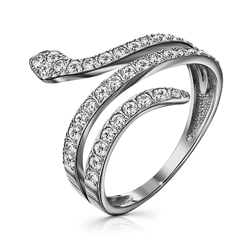 Серебряное кольцо с фианитом