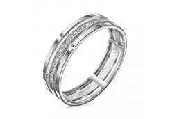 Серебряное кольцо с фианитом