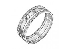 Серебряное кольцо с фианитом