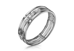 Серебряное кольцо с фианитом