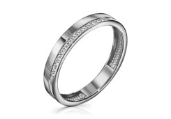 Серебряное кольцо с фианитом