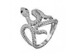 Серебряное кольцо с фианитом