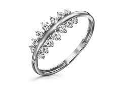 Серебряное кольцо с фианитом